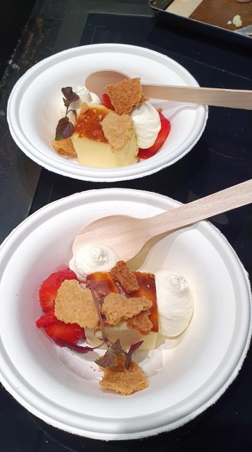 Cheesecake au four combiné vapeur Vzug