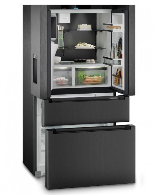 réfrigérateur 2 portes deux tiroir avec distributeur facade mbbsdi9528