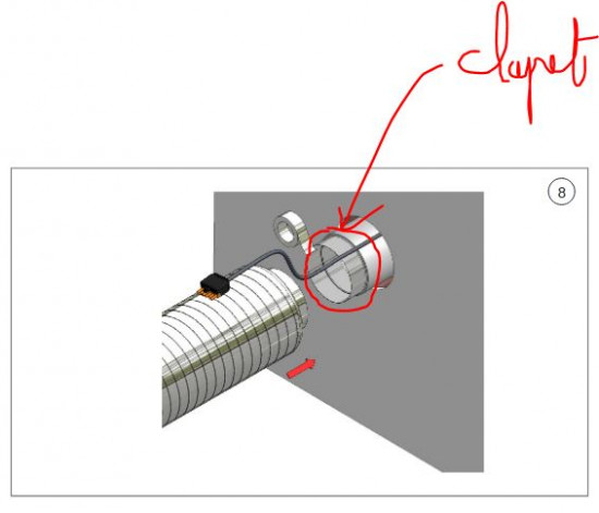 installation clapet antirefouleur moteur exterieur