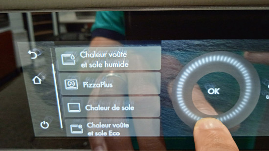 interface four combi vapeur V6000 VZUG