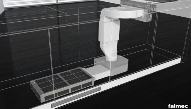 hotte falmec en recyclage