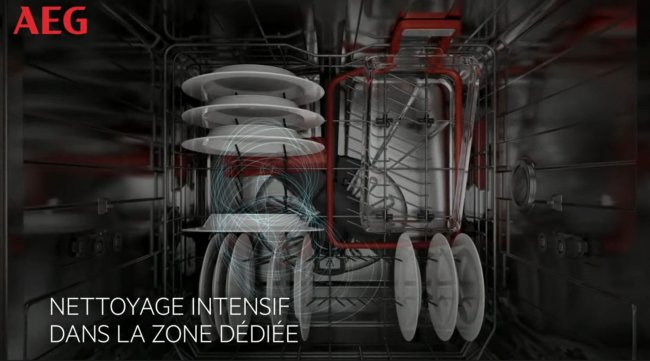 lave-vaisselle _AEG nettoyage intensif sur une zone dediee