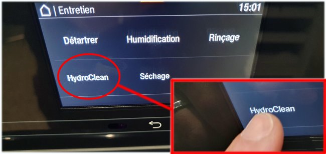 Programme hydroclean du four Miele DGC HC Pro