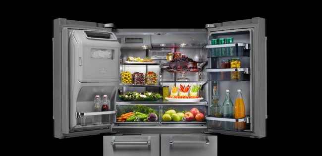 refrigerateur 5portes kitchenaid  USA