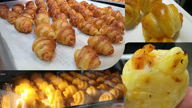 Croisant au fromage au four V-zug