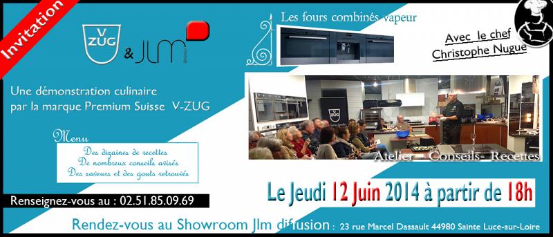 Invitation V-ZUG 12 Juin 2014, juin 2014 Invitation V-ZUG 12 Juin 2014