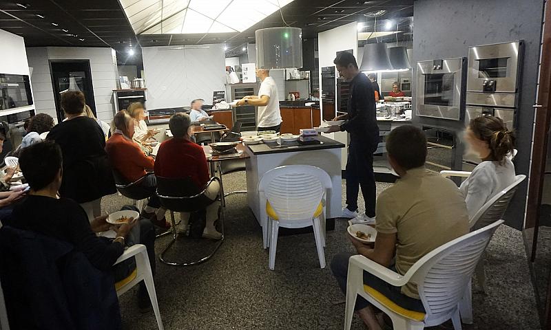 public de la démo culinaire Zug de juin 2022