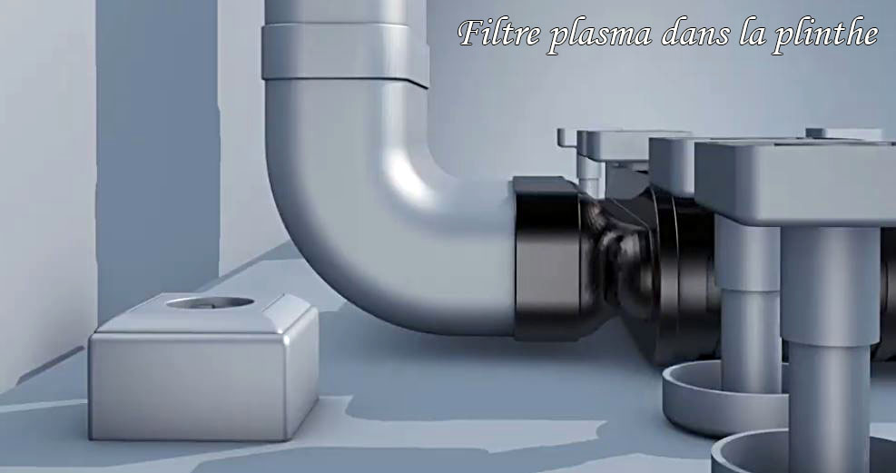 Hotte d'aspiration plasma - 1,6 m - avec filtre & lampe