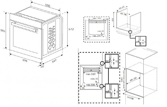 dimensions BEKO BCBISA17400KSBMPS