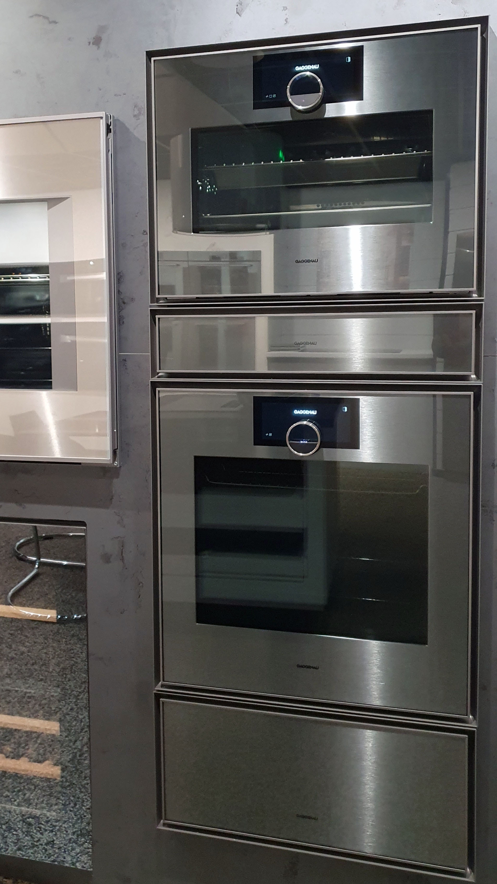 Four Gaggenau Expressive exposé au showroom JLM Diffusion