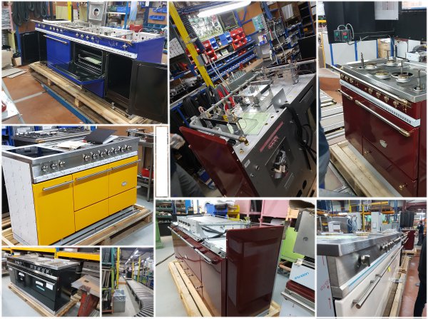 Fabrication de piano de cuisson haut de gamme