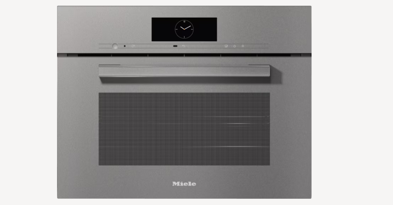 Four combiné vapeur premium DGC 7845 HC Pro Gris graphite PearlFinish avec raccordement a l'eau