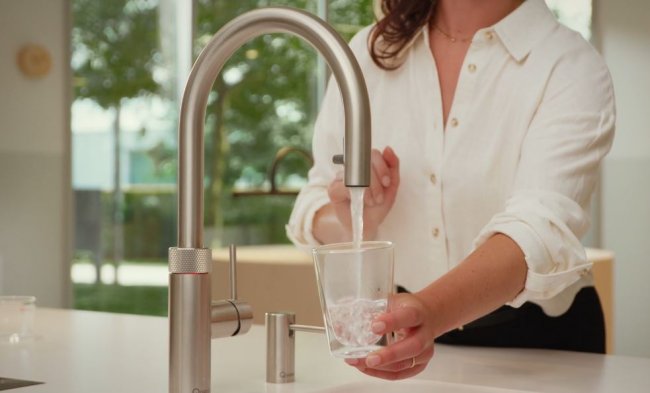 eau bouillante au robinet