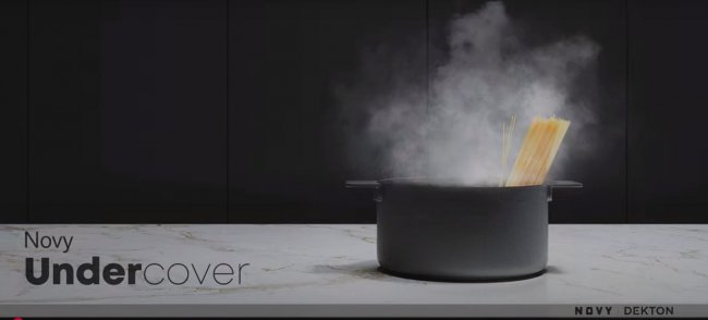 Novy Undercover table de cusson sous plan Dekton