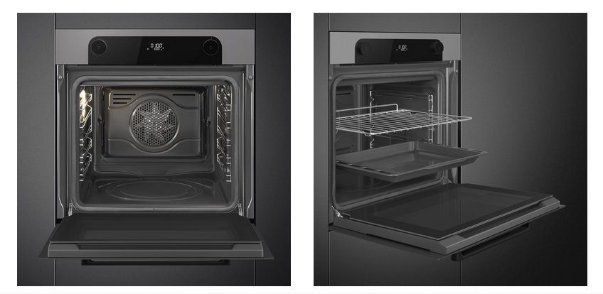 Four multifonction gris métal SMEG Musa SFP6201TS