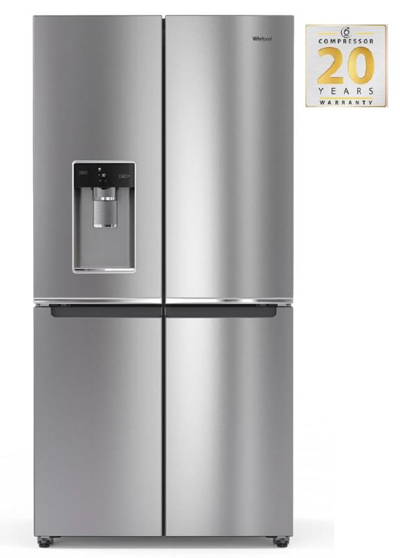 Réfrigérateur américain inox 593L - WQ9IHO1X - Whirlpool - Whirlpool