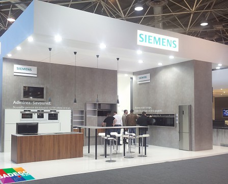 Le stand Siemens sur le salon 2015 du SADECC de Lyon