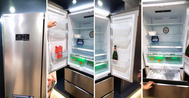 interieur refrigerateur-combiné Beko Bpro500 harvestfresh-b3rgne544zxp