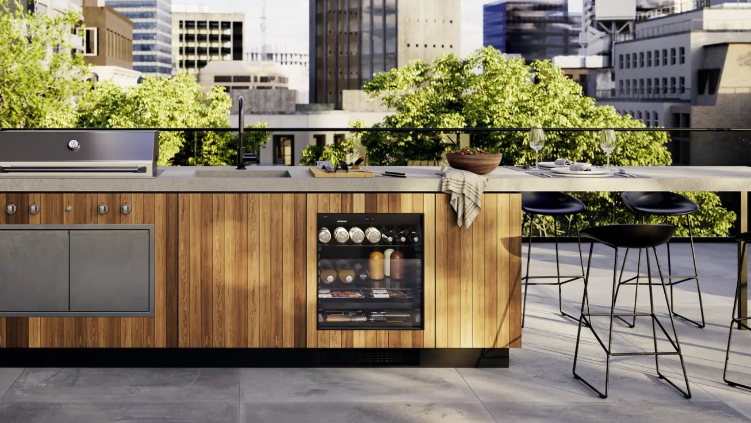 vue en situation refrigerateur exterieur UORpr366i prime